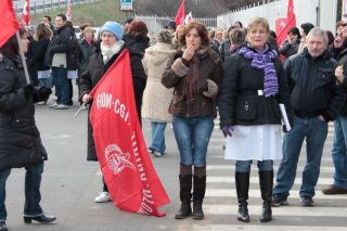 Corbetta, Solidarietà ai lavoratori tedeschi davanti alla Magneti Marelli
