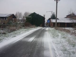 Magenta, Nevica sul Magentino: strade imbiancate, pochi disagi
